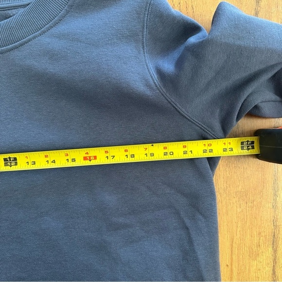 Noble Outfitters Crewneck Sweatshirt Pullover Blue Cotton Blend 1X - Picture 8 of 9